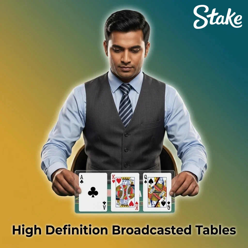 HD live casino broadcasted tables with professional hosts and top games like Crazy Time and Lightning Roulette.